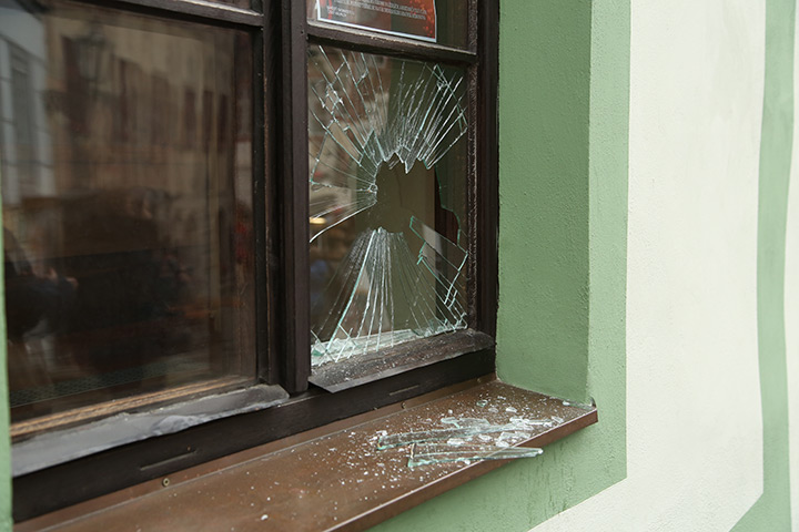 A2B Glass are able to board up broken windows while they are being repaired in Canning Town.